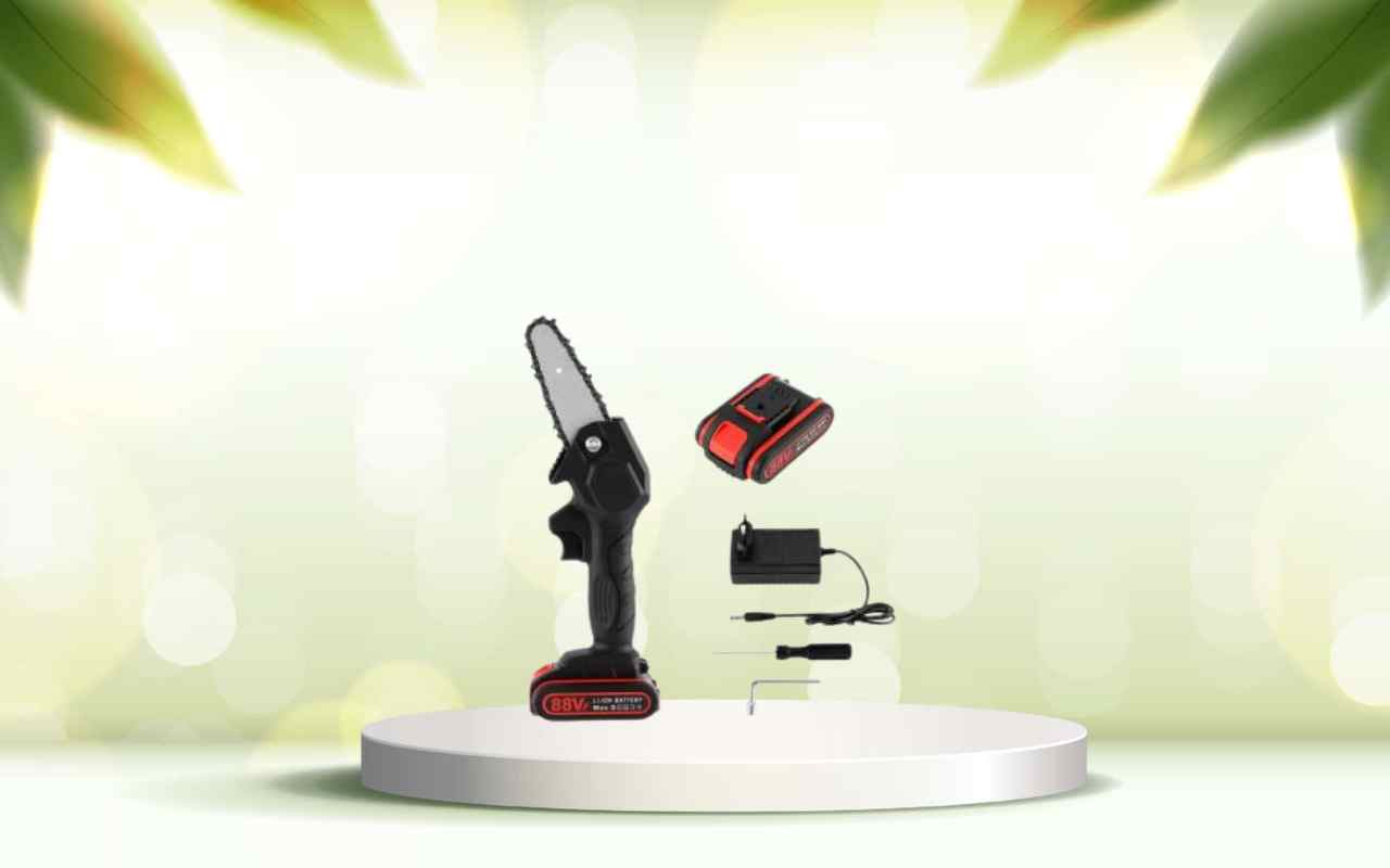 Scopri la mini motosega a batteria: taglia rapidamente e semplifica il giardinaggio